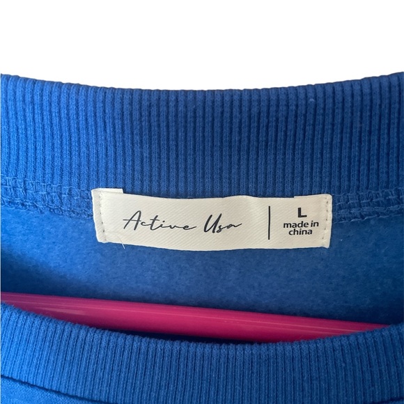 Active USA Women’s Blue Idaho Sweatshirt size Large NWOT - Picture 3 of 5